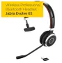 Безжична слушалка Jabra Evolve 65 UC, Bluetooth моно слушалка с микрофон, включва Link 370 USB , снимка 3