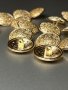 Луксозни златисти метални копчета, диаметър: 20мм/2см, кръгли, снимка 4
