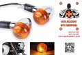 К-т 2бр. МОТОЦИКЛЕТНИ ХРОМИРАНИ МИГАЧИ ЗА Chopper  Bobber Cruiser Custom, снимка 2