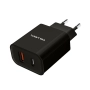 Универсално Зарядно - Cellect - Бързо зареждане - 20W с USB-A/USB-C, Черен, снимка 4