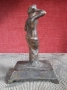 Старинна бронзова скулптура на Венера,която реше косата си, снимка 2