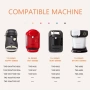 Многократна капсула за мляно кафе за Bosch Tassimo Постоянна капсула с темпер, снимка 5