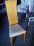Стол с висока дървена облегалка, снимка 1 - Столове - 27213835