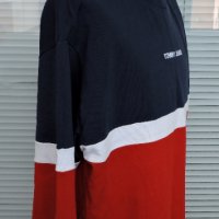 Tommy Hilfiger Tommy Jeans Colourblock Roundneck Shirt - мъжка блуза размер XL, снимка 8 - Блузи - 43254998