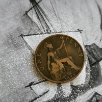 Монета - Великобритания - 1 пени | 1899г., снимка 1 - Нумизматика и бонистика - 43468396