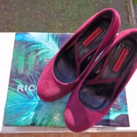 Токчета / платформи  Ricardo Farini Цвят бордо, снимка 1 - Дамски обувки на ток - 43362362