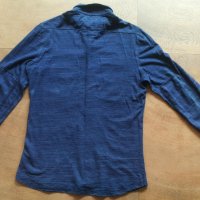G-STAR VAN JONES INDIGO SHIRT Размер M - L мъжка еластична риза 12-60, снимка 12 - Ризи - 44036786