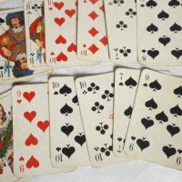 Стари Немски  Ретро Карти за Игра,Ретро Карти - 32 бр., снимка 4 - Карти за игра - 38631145