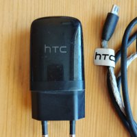 Зарядно и кабел за телефон HTC, снимка 1 - HTC - 43602262