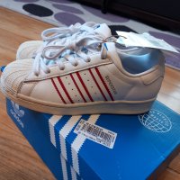 Детски маратонки Adidas superstar 35 1/2 номер., снимка 6 - Детски маратонки - 40383491