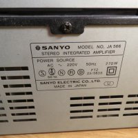 Рядък Оригинален японски HIFI усилвател с тунер  SANYO  + тонколони ITT  за ценители и колекционери, снимка 10 - Аудиосистеми - 28354163
