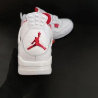 Nike Air Jordan retro 4 Metalic Red Нови оригинални обувки 42 Маратонки Кецове размер номер 42 Найк, снимка 9 - Кецове - 37921576