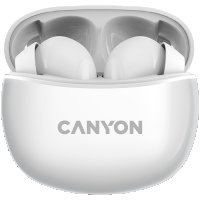 Безжични слушалки тапи, CANYON TWS-5, Бял, SS301543, снимка 1 - Bluetooth слушалки - 39956871