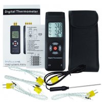 Дигитален 4 канален термометър с К-тип термодвойки, снимка 11 - Други инструменти - 21671379