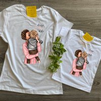 ПРОМОЦИЯ на еднакви тениски за майка и дете, снимка 8 - Детски комплекти - 37482428