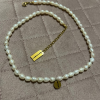 Rice Pearls necklace! Flicka! Нова!, снимка 1 - Колиета, медальони, синджири - 44845665