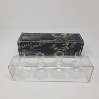 поставка със стъклени колби за цветя, снимка 2 - Стайни растения - 43334569