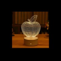 Романтична 3D акрилна настолна нощна лампа-сувенир/подарък за различни поводи, снимка 13 - Настолни лампи - 43715865