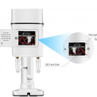 Метал Вандалоустойчиви IP Камери Водоустойчива AI Камера с ЦВЕТНО Нощно Виждане и Изкуствен Интелект, снимка 13 - IP камери - 38252378