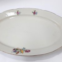 Стара порцеланова чиния - плато(10.2), снимка 6 - Антикварни и старинни предмети - 43603909