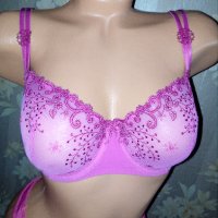 Simone Perele-75E-Луксозен френски сутиен с бродерия, снимка 1 - Бельо - 32715110