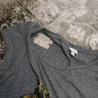 Bench дамска тениска, сива със щампа, S, снимка 4 - Тениски - 38650172