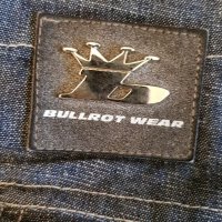 Vintage Retro 90s BULLROT WEAR CLOTHING CORP. Denim Jeans Hip Hop, снимка 8 - Дънки - 35643129