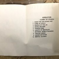 Рядка касетка! KREATOR - Coma of Souls - Unison, с разгъваща се обложка, снимка 2 - Аудио касети - 27945161
