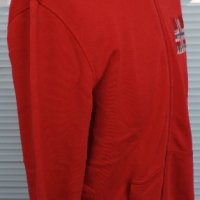 Napapijri Men's Red Long Sleeve Full Zipped Casual Track Jacket  - мъжко горнище размер L, снимка 9 - Суичъри - 43252709