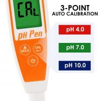 Цифров pH метър с дълга сонда за течности и полутвърди храни, снимка 12 - Друга електроника - 33332655