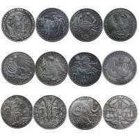Монета зодия Скорпион, снимка 5 - Нумизматика и бонистика - 37372901