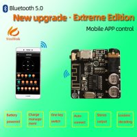 MP 3 Bluetooth 5.0 модул приемник, 3,7V - 5 V , APP, USB, AUX out , снимка 7 - MP3 и MP4 плеъри - 40384748