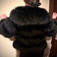 Дамско палто от естествен косъм, снимка 4 - Палта, манта - 44077738