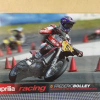 Aprilia racing  оригинален плакат Frederic Bolley Supermoto, снимка 1 - Други - 36524043