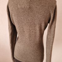 Фин вълнен пуловер ЕSPRIT в сиво каре - 14,00лв, снимка 4 - Блузи с дълъг ръкав и пуловери - 44018964