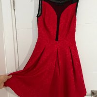 Червена рокля, снимка 6 - Рокли - 36692124