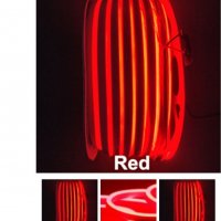  LED ЛЕНТА 12V, 5M, червен , снимка 2 - Аксесоари и консумативи - 33047741