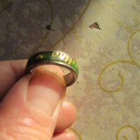 Страхотен пръстен Христина Топмодел емайл , снимка 4 - Пръстени - 27456717