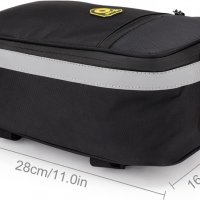 чанта за багажник 4.5 л за велосипед тротинетка със стоп сигнал, снимка 3 - Части за велосипеди - 39908994