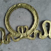 барокова апликация от бронз, снимка 4 - Антикварни и старинни предмети - 32496786