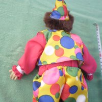 Немска порцеланова кукла клоун 33см, снимка 6 - Кукли - 35011636