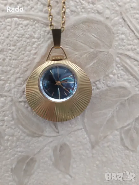 Продавам позлатен ланец часовник "Слава" 17 камъка, снимка 1