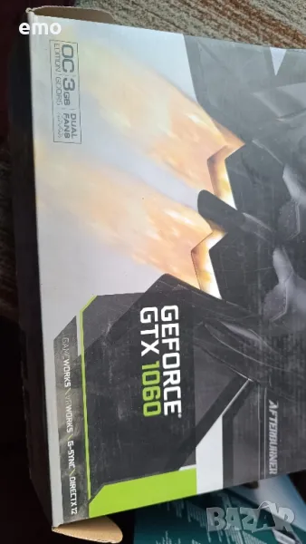 Видео карта MSI GeForce® GTX 1060 3GT OC, 3GB GDDR5, 192-bit, снимка 1