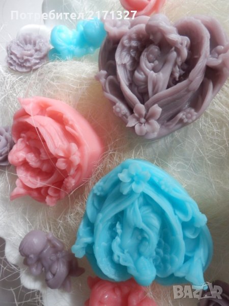 Подаръци за гости на кръщене от сапун, снимка 1