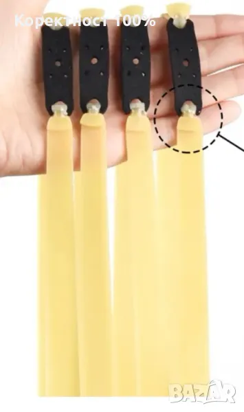 ластици за прашка 2мм (жилка разпинялка) , снимка 1