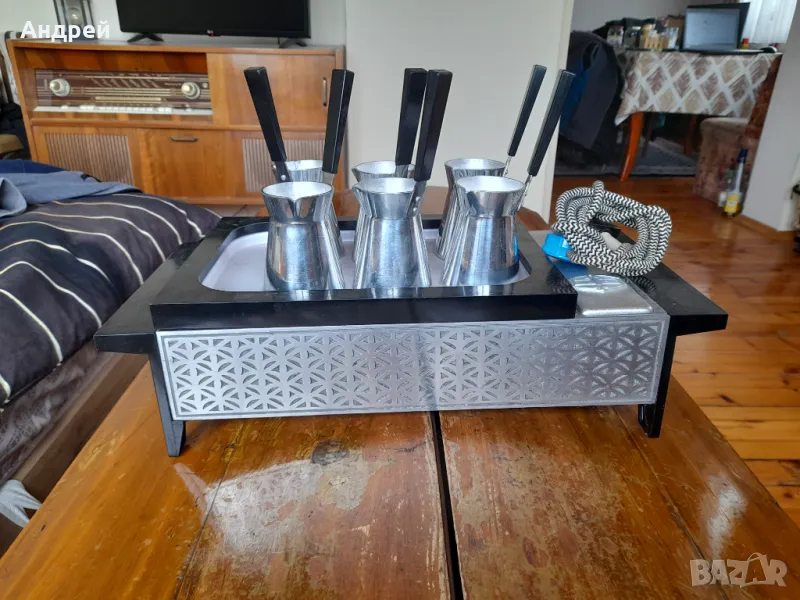 Стара кефеварка,уред за варене на кафе на пясък #2, снимка 1