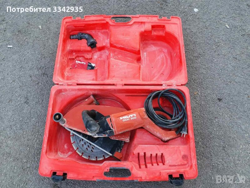 Електрически фугорез фугорес ъглошлайф hilti хилти бетон, снимка 1