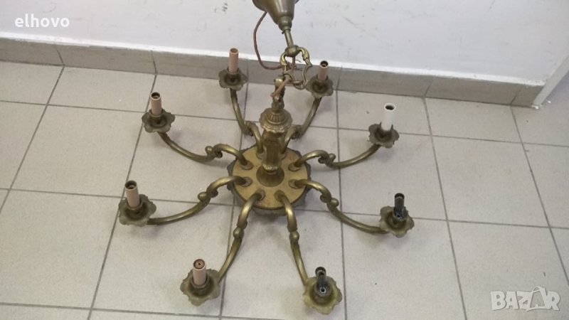 Месингов полилей 8-ца, снимка 1