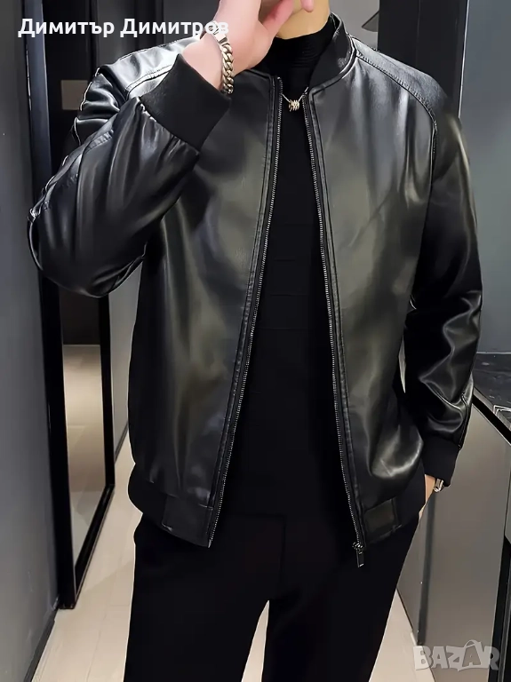 Якета кожени.Размери M46,L50,XL52,XXL54,XXXL56-58--40лв, снимка 1