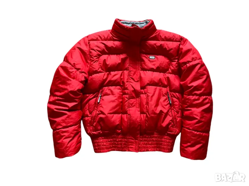 Пухено дамско  ВИНТИДЖ  яке   NIKE MINI SWOOSH Y2K 90-те размер Л, снимка 1